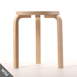 Stool 60 3本脚 ナチュラル ラッカー 0955