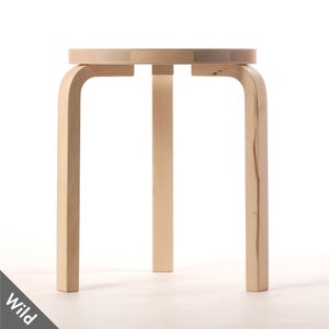 Stool 60 3本脚 ナチュラル ラッカー 0969
