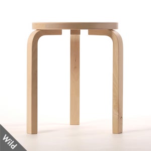 Stool 60 3本脚 ナチュラル ラッカー 0977