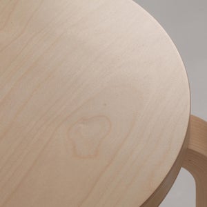 Stool 60 3本脚 ナチュラル ラッカー 0854