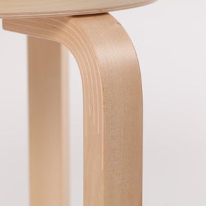 Stool 60 3本脚 ナチュラル ラッカー 0877