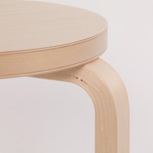 Stool 60 3本脚 ナチュラル ラッカー 0878