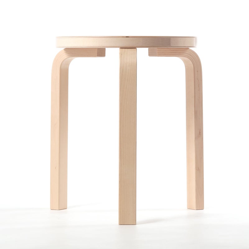 木製オーバル型スツール 4本脚 アルテック スツール 子ども用 キッズ 4本脚 Artek Stool NE60