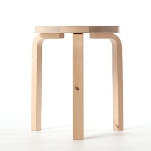 Stool 60 3本脚 ナチュラル ラッカー 0888