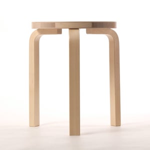 Stool 60 3本脚 ナチュラル ラッカー 0984