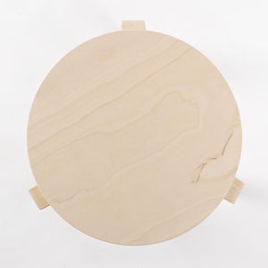 Stool 60 3本脚 ナチュラル ラッカー 0874