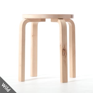 Stool E60 4本脚 ナチュラル ラッカー 0338