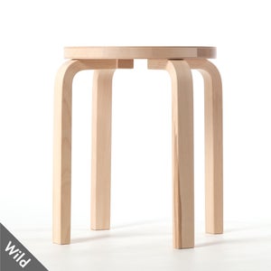 Stool E60 4本脚 ナチュラル ラッカー 0377