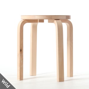 Stool E60 4本脚 ナチュラル ラッカー 0383
