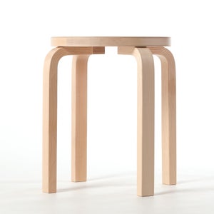 Stool E60 4本脚 ナチュラル ラッカー 0386