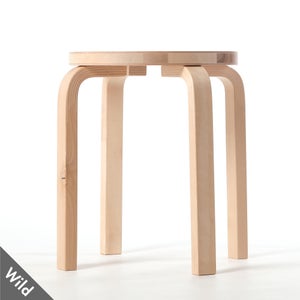 Stool E60 4本脚 ナチュラル ラッカー 0389