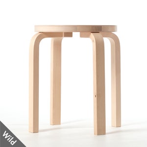 Stool E60 4本脚 ナチュラル ラッカー 0396