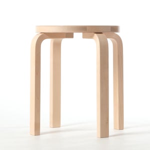 Stool E60 4本脚 ナチュラル ラッカー 0401