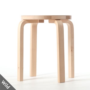 Stool E60 4本脚 ナチュラル ラッカー 0405