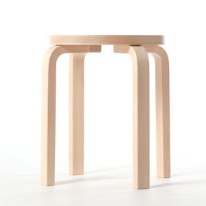 Stool E60 4本脚 ナチュラル ラッカー 0406
