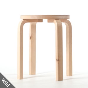 Stool E60 4本脚 ナチュラル ラッカー 0410