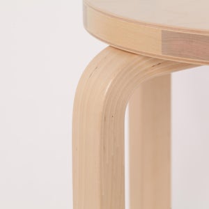 Stool E60 4本脚 ナチュラル ラッカー 0391