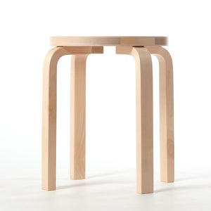 Stool E60 4本脚 ナチュラル ラッカー 0378