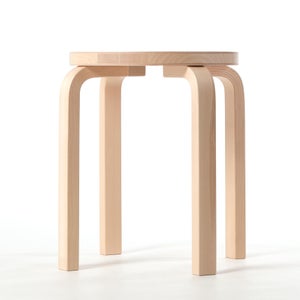 Stool E60 4本脚 ナチュラル ラッカー 0379