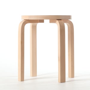 Stool E60 4本脚 ナチュラル ラッカー 0386