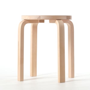 Stool E60 4本脚 ナチュラル ラッカー 0387