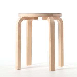 Stool E60 4本脚 ナチュラル ラッカー 0396