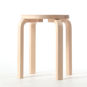 Stool E60 4本脚 ナチュラル ラッカー 0399