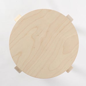 Stool E60 4本脚 ナチュラル ラッカー 0377