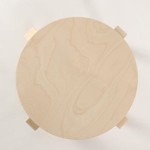 Stool E60 4本脚 ナチュラル ラッカー 0378