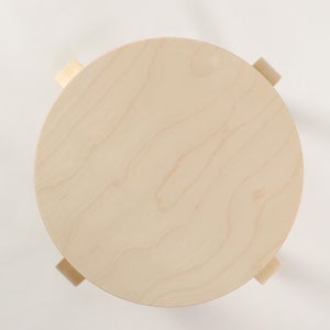 Stool E60 4本脚 ナチュラル ラッカー 0381