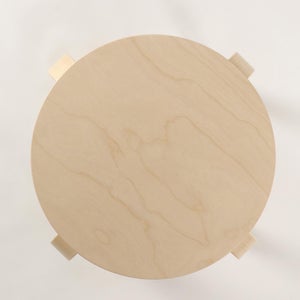 Stool E60 4本脚 ナチュラル ラッカー 0390