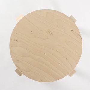 Stool E60 4本脚 ナチュラル ラッカー 0393