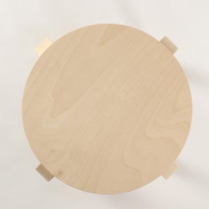 Stool E60 4本脚 ナチュラル ラッカー 0398