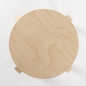 Stool E60 4本脚 ナチュラル ラッカー 0403