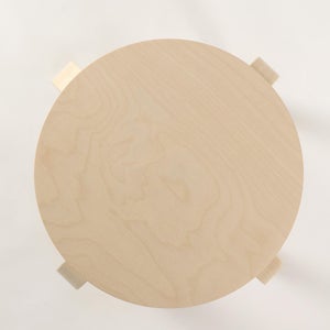 Stool E60 4本脚 ナチュラル ラッカー 0406