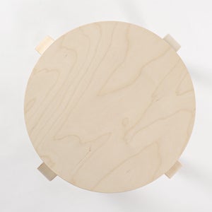 Stool E60 4本脚 ナチュラル ラッカー 0412