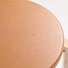 Stool 60 3本脚 革張り ルクソール ベージュ 0049