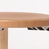 Stool 60 3本脚 革張り ルクソール ベージュ 0067