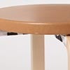 Stool E60 4本脚 革張り ルクソール ベージュ 0052