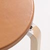 Stool E60 4本脚 革張り ルクソール ベージュ 0063