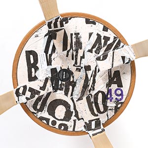 Stool E60 4本脚 革張り ルクソール ベージュ 0049