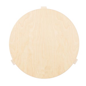 90D Table 円形 48cm ナチュラル ラッカー 0057