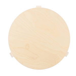 90D Table 円形 48cm ナチュラル ラッカー 0058