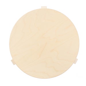 90D Table 円形 48cm ナチュラル ラッカー 0060