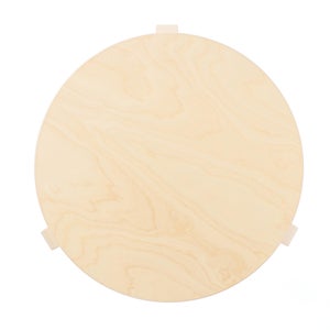 90D Table 円形 48cm ナチュラル ラッカー 0062