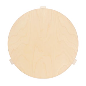 90D Table 円形 48cm ナチュラル ラッカー 0072