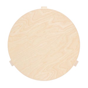 90D Table 円形 48cm ナチュラル ラッカー 0073