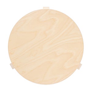 90D Table 円形 48cm ナチュラル ラッカー 0074