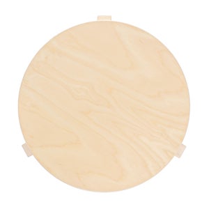 90D Table 円形 48cm ナチュラル ラッカー 0076