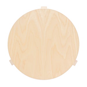 90D Table 円形 48cm ナチュラル ラッカー 0077